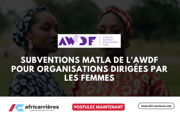 Subventions Matla 2025 de l'AWDF pour organisations dirigées par les femmes