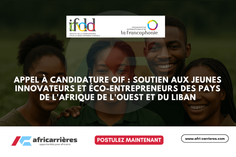 Soutien aux jeunes innovateurs et éco-entrepreneurs des pays de l'Afrique de l'ouest