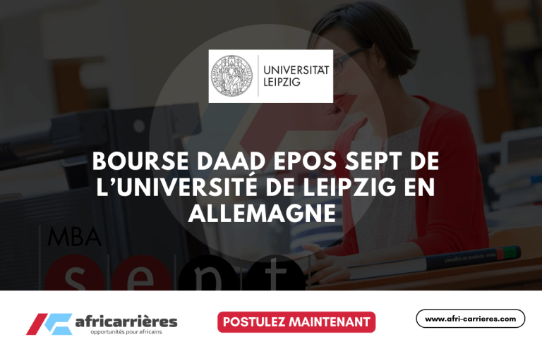 Bourse DAAD EPOS SEPT de l’Université de Leipzig 2026, Allemagne (entièrement financée)