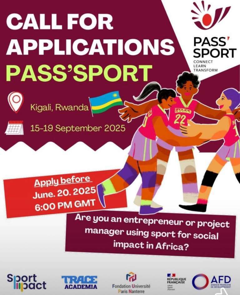 Appel à candidature pour la séminaire pass'sport – Kigali 2025