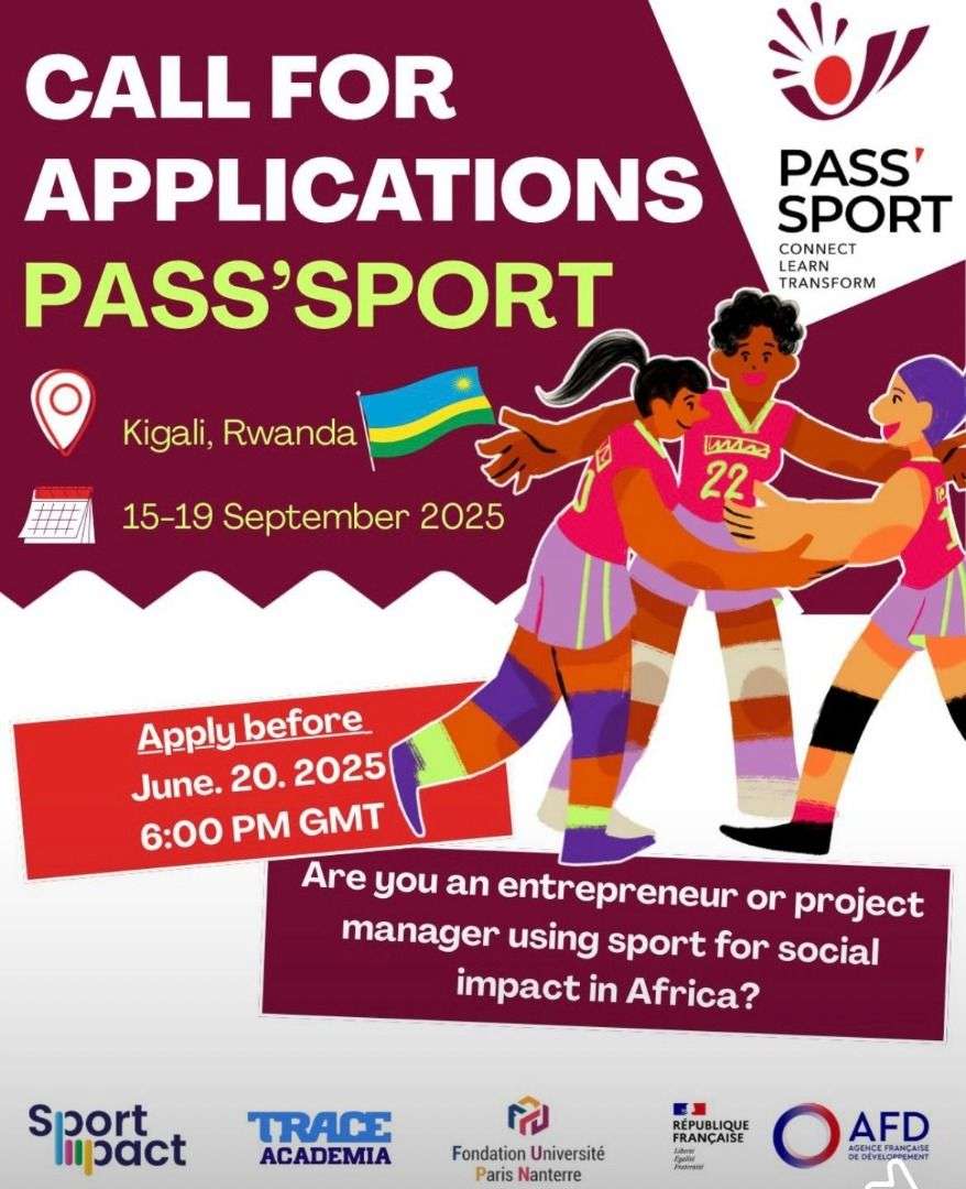 Appel à candidature pour la séminaire pass'sport – Kigali 2025