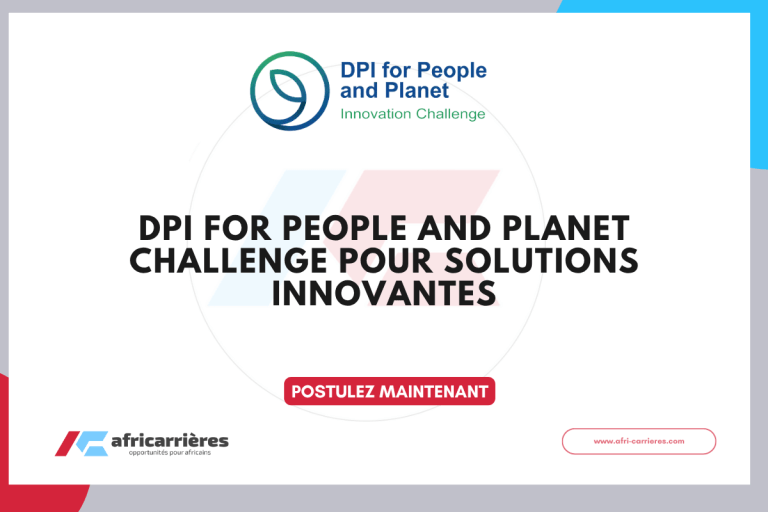 DPI for People and Planet Challenge 2025 pour solutions innovantes