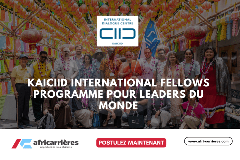 KAICIID Fellows Programme 2025 pour leaders du mondes