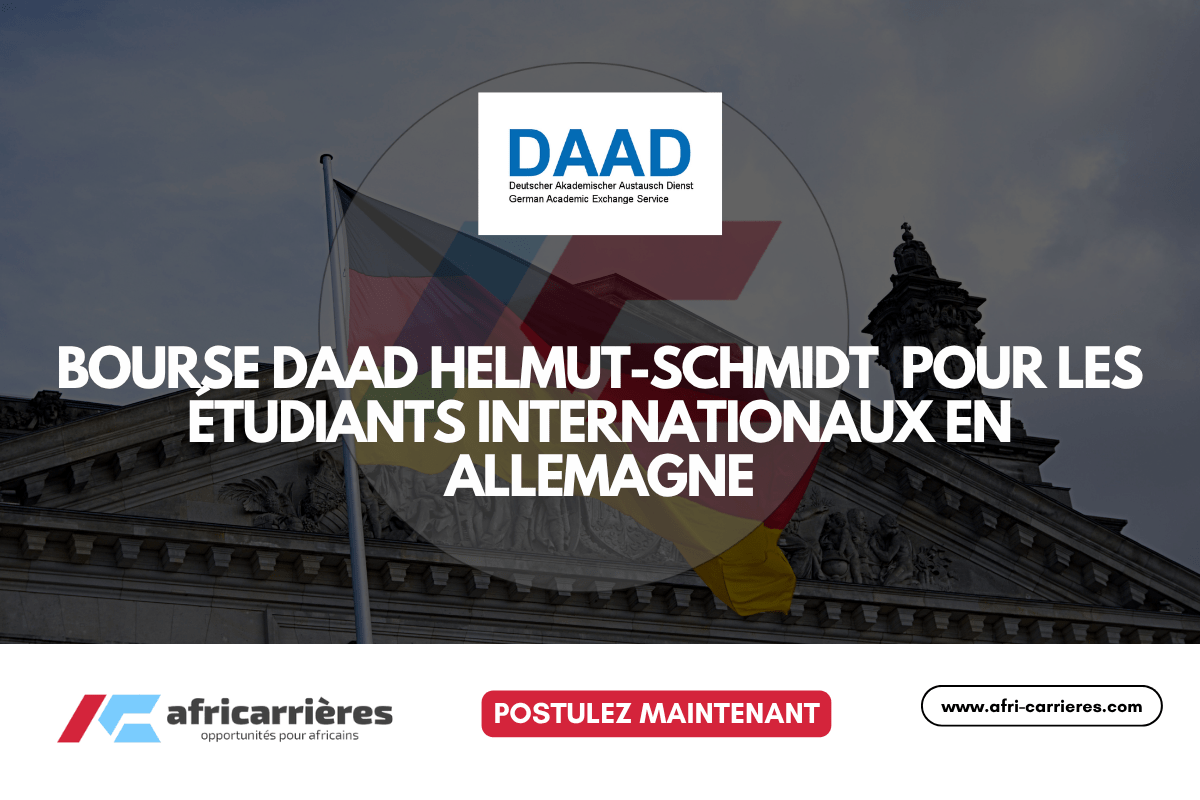 bourses DAAD Helmut Schmidt 2025-2026 pour les étudiants internationaux en Allemagne