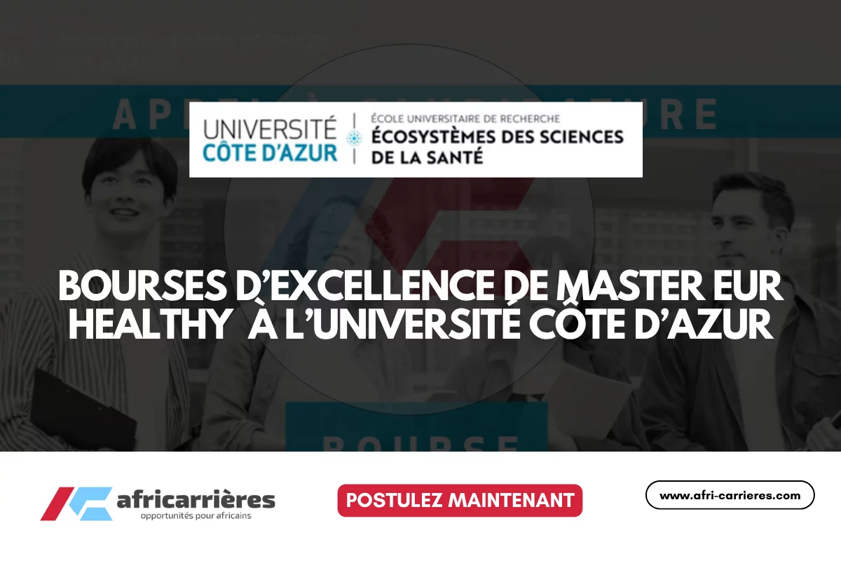 Bourse d'excellence en Master 2025 à l’Université Côte d’Azur