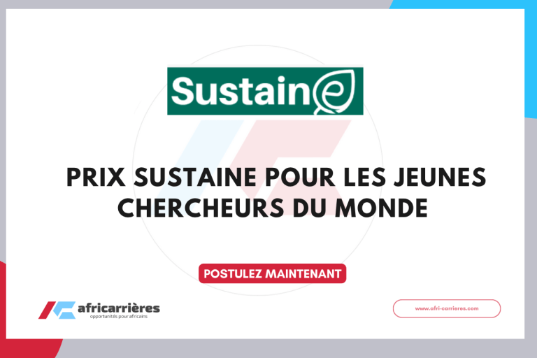 Appel ouvert : Prix SustainE pour les jeunes chercheurs 6 Appel ouvert : Prix SustainE pour les jeunes chercheurs