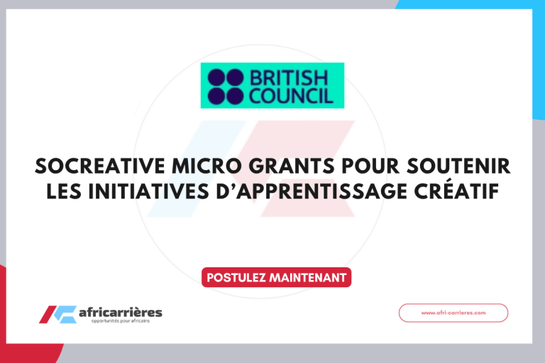 SoCreative Micro Grants 2025 pour soutenir les initiatives d’apprentissage créatif