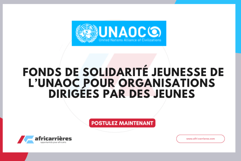 Youth Solidarity Fund (YSF) / Fonds de Solidarité Jeunesse de l’UNAOC pour organisations dirigées par des jeunes