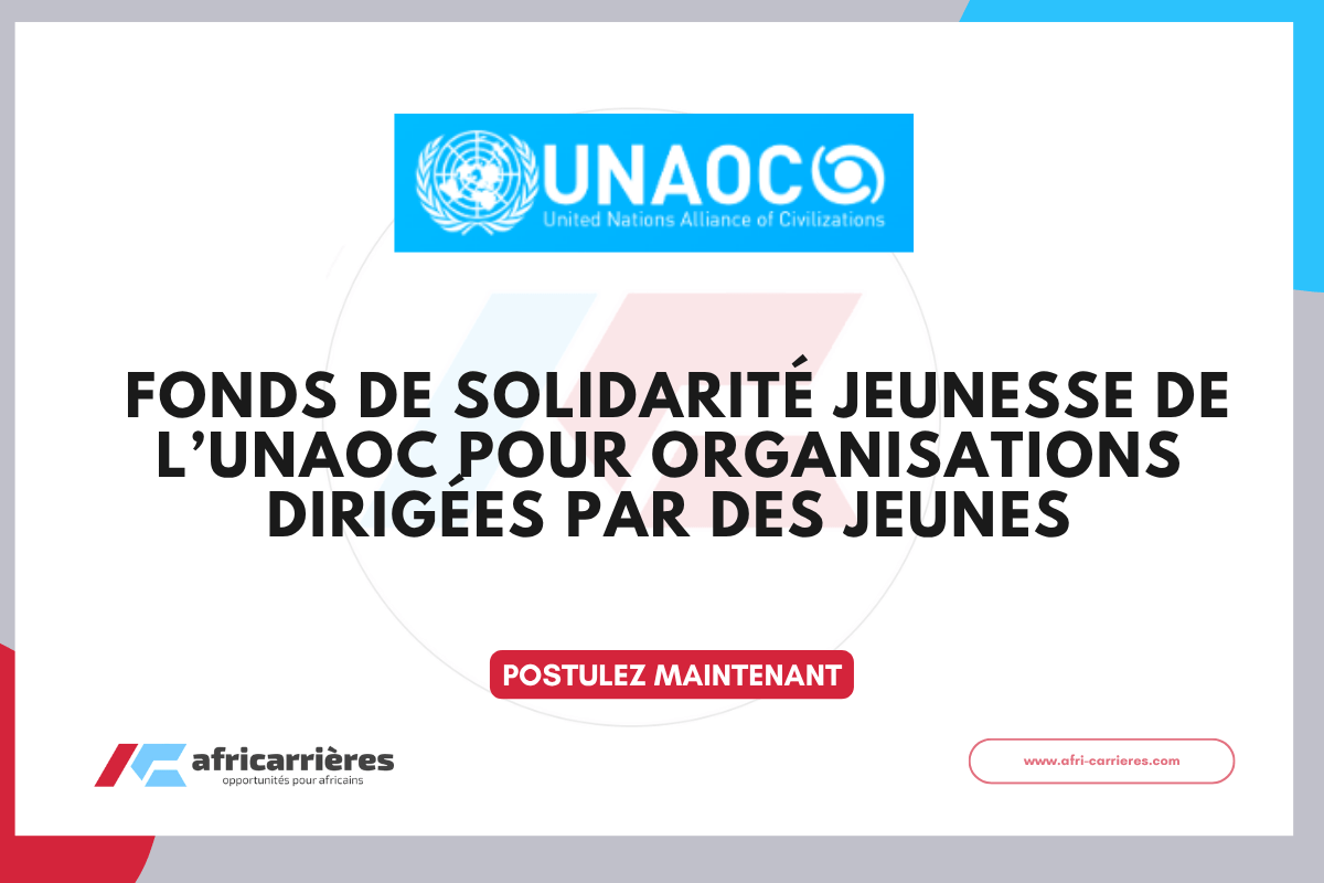 Youth Solidarity Fund (YSF) / Fonds de Solidarité Jeunesse de l’UNAOC pour organisations dirigées par des jeunes