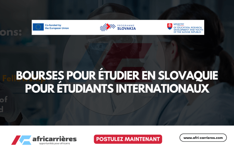 Bourse en Slovaquie 2025 pour étudiants internationaux ( 15 000 €)