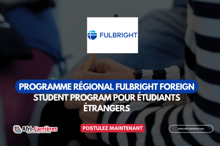 PROGRAMME FULBRIGHT FOREIGN STUDENT PROGRAM 2026-2027