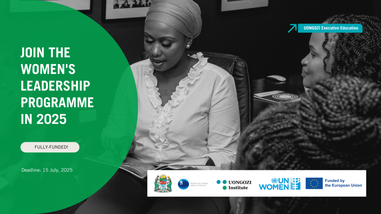 Programme de leadership féminin 2025 Institut UONGOZI - Entièrement financée