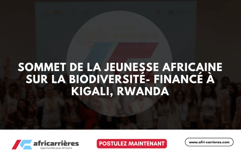 Sommet de la jeunesse africaine sur la biodiversité 2025 - Financé à Kigali, Rwanda