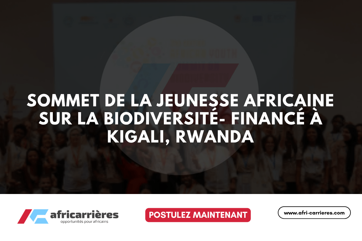 Sommet de la jeunesse africaine sur la biodiversité 2025 - Financé à Kigali, Rwanda