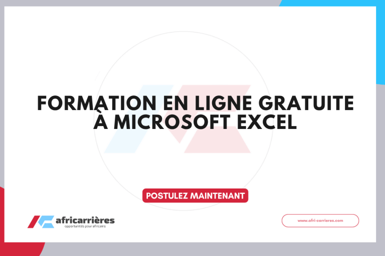 Formation gratuite à Microsoft Excel
