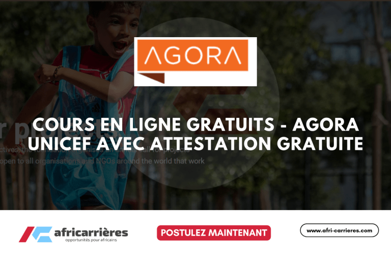 Cours en ligne gratuits de l'UNICEF avec attestation gratuite