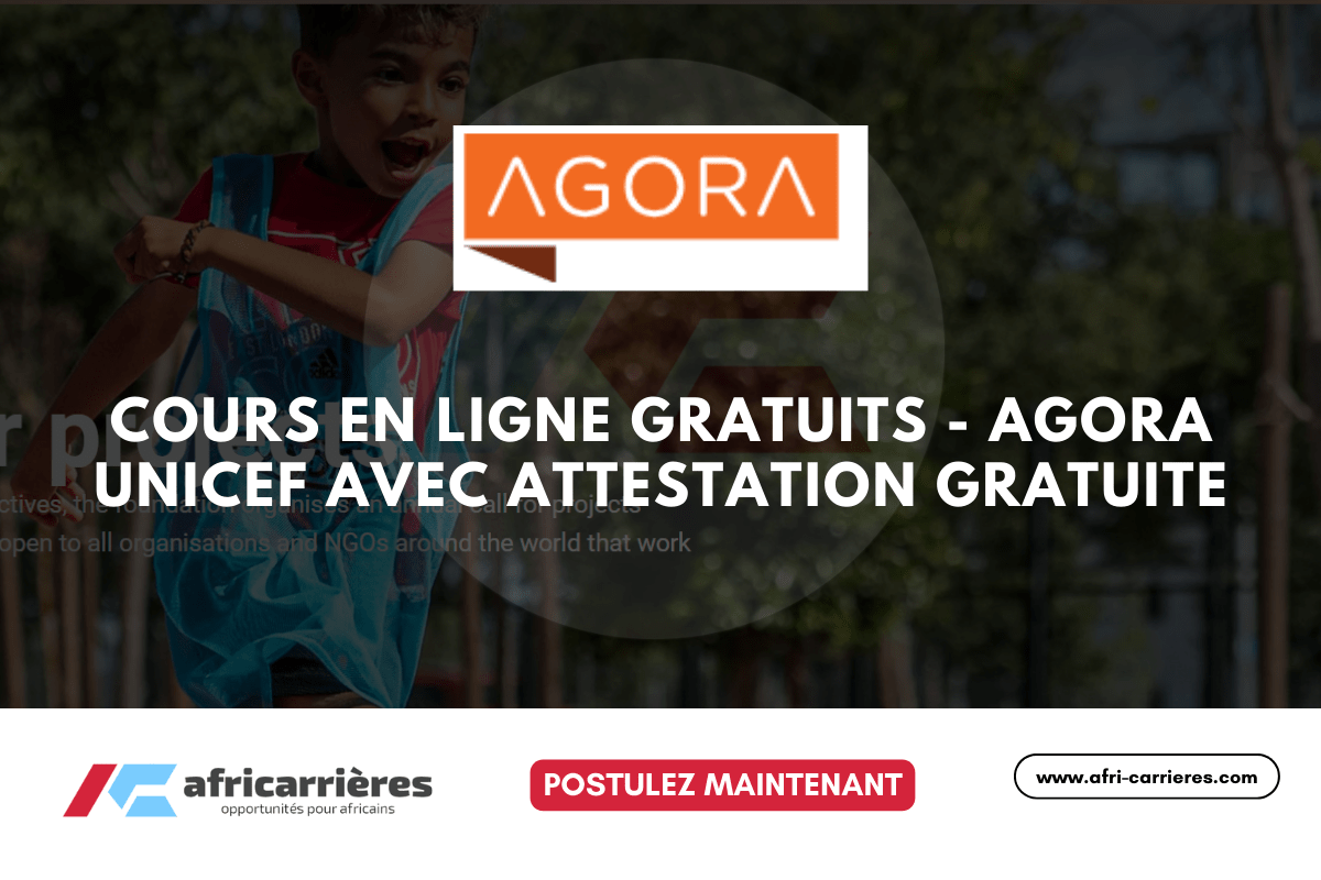 Cours en ligne gratuits de l'UNICEF avec attestation gratuite