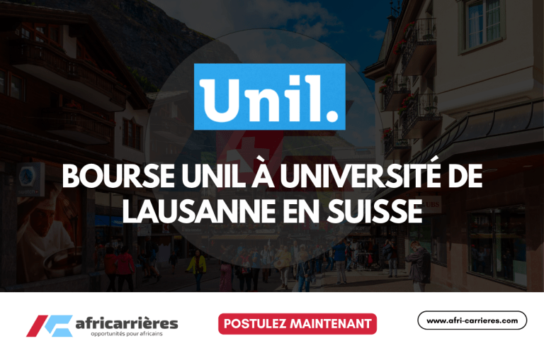 Bourse Unil à Université de Lausanne 2025 en Suisse
