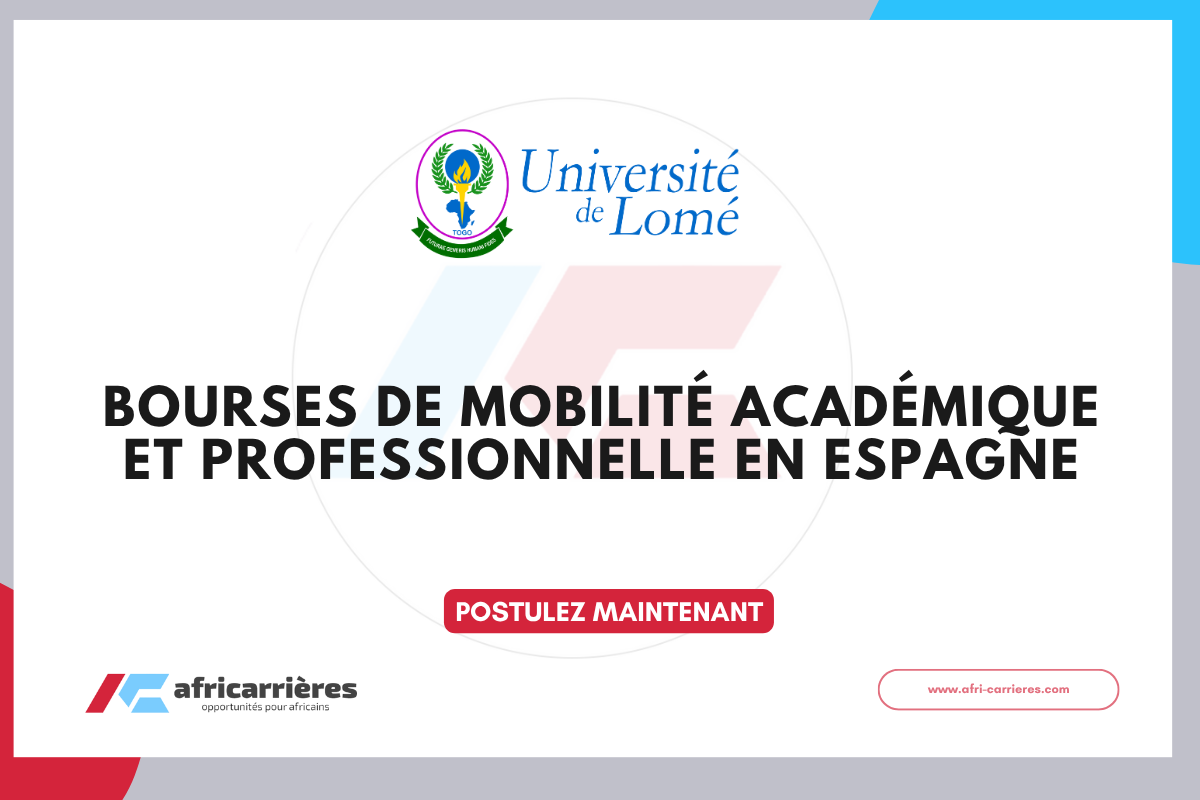Appel à candidature 2025-2026 Bourses de Mobilité en Espagne