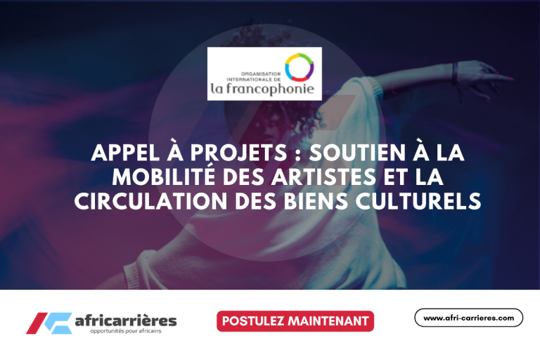 Appel à projets Mobilité Artistique 2025 pour soutenir la mobilité des artistes et la circulation des biens culturels