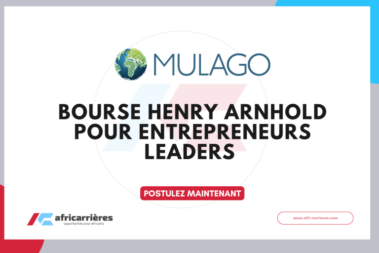 Bourse Henry Arnhold 2025 pour entrepreneurs leaders
