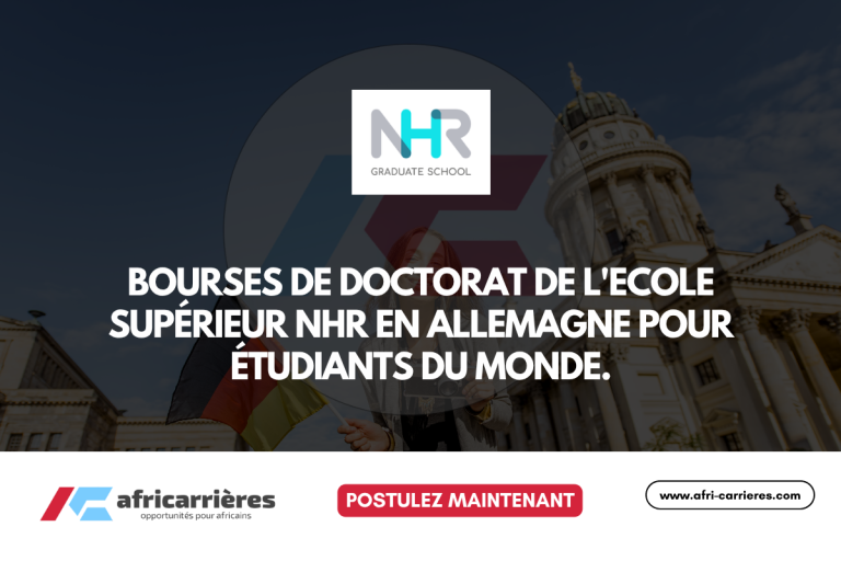 Bourses de doctorat NHR Graduate School pour doctorants du monde entier.