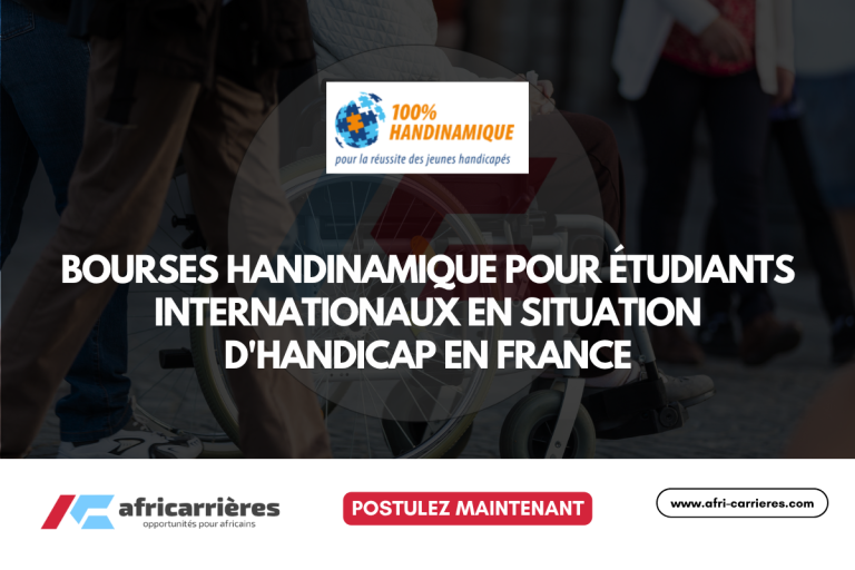 Bourses Handinamique 2025 pour étudiants internationaux en situation d'handicap en France