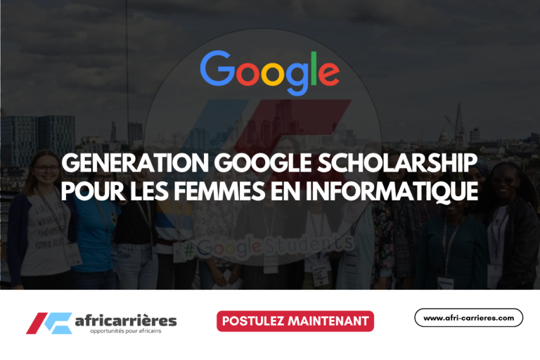 Generation Google Scholarship 2025 pour les femmes en informatique
