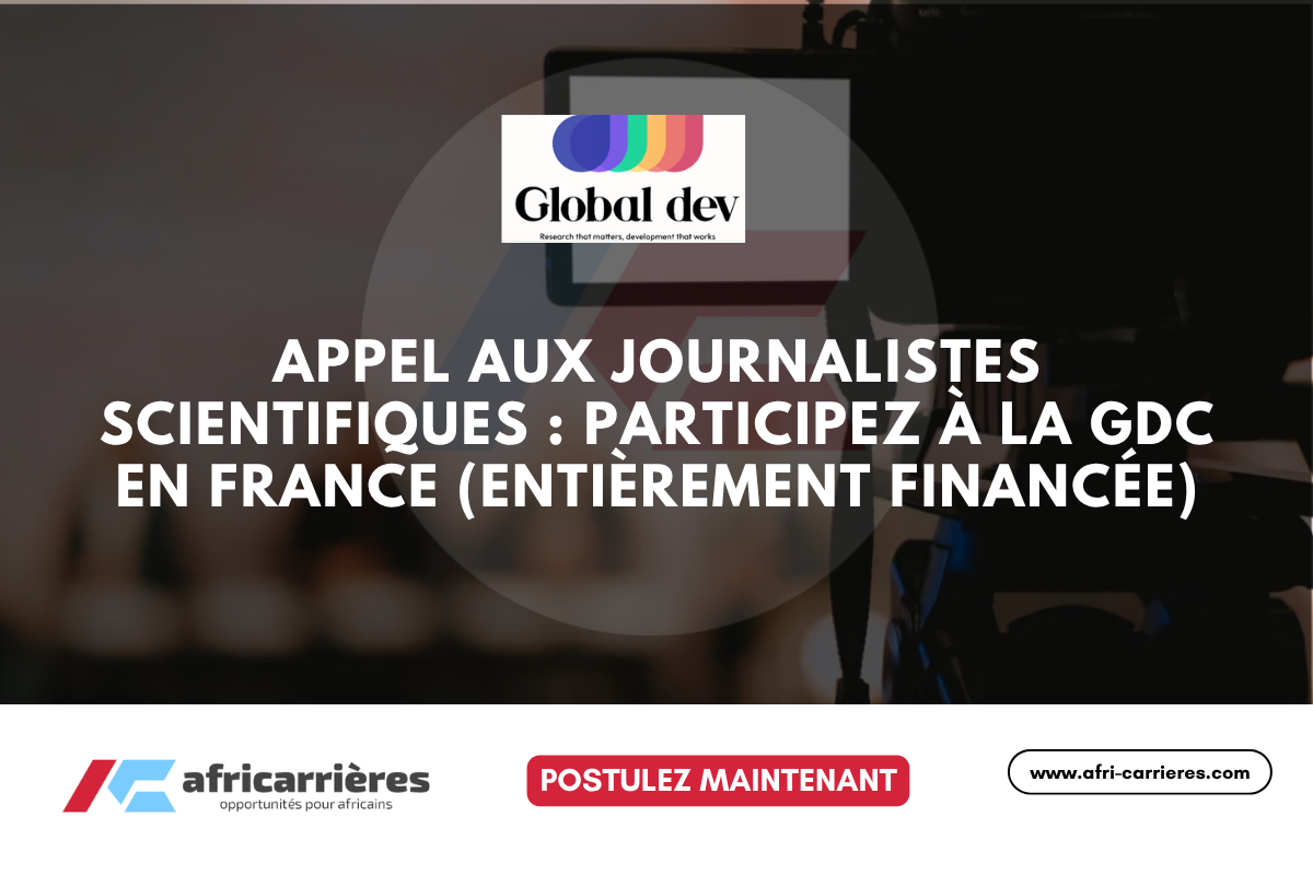 Appel aux journalistes scientifiques : participez à la GDC 2025 en France (Entièrement financée)