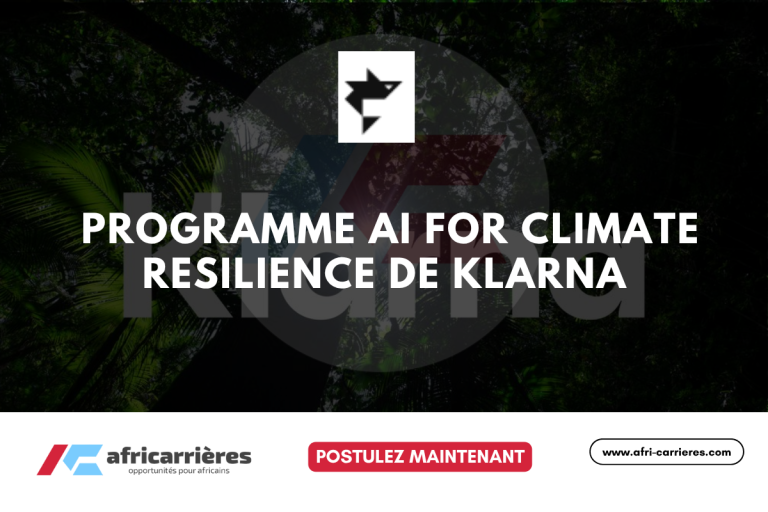 Postulez pour rejoindre le programme AI for Climate Resilience de Klarna