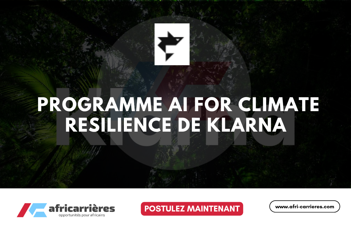 Postulez pour rejoindre le programme AI for Climate Resilience de Klarna