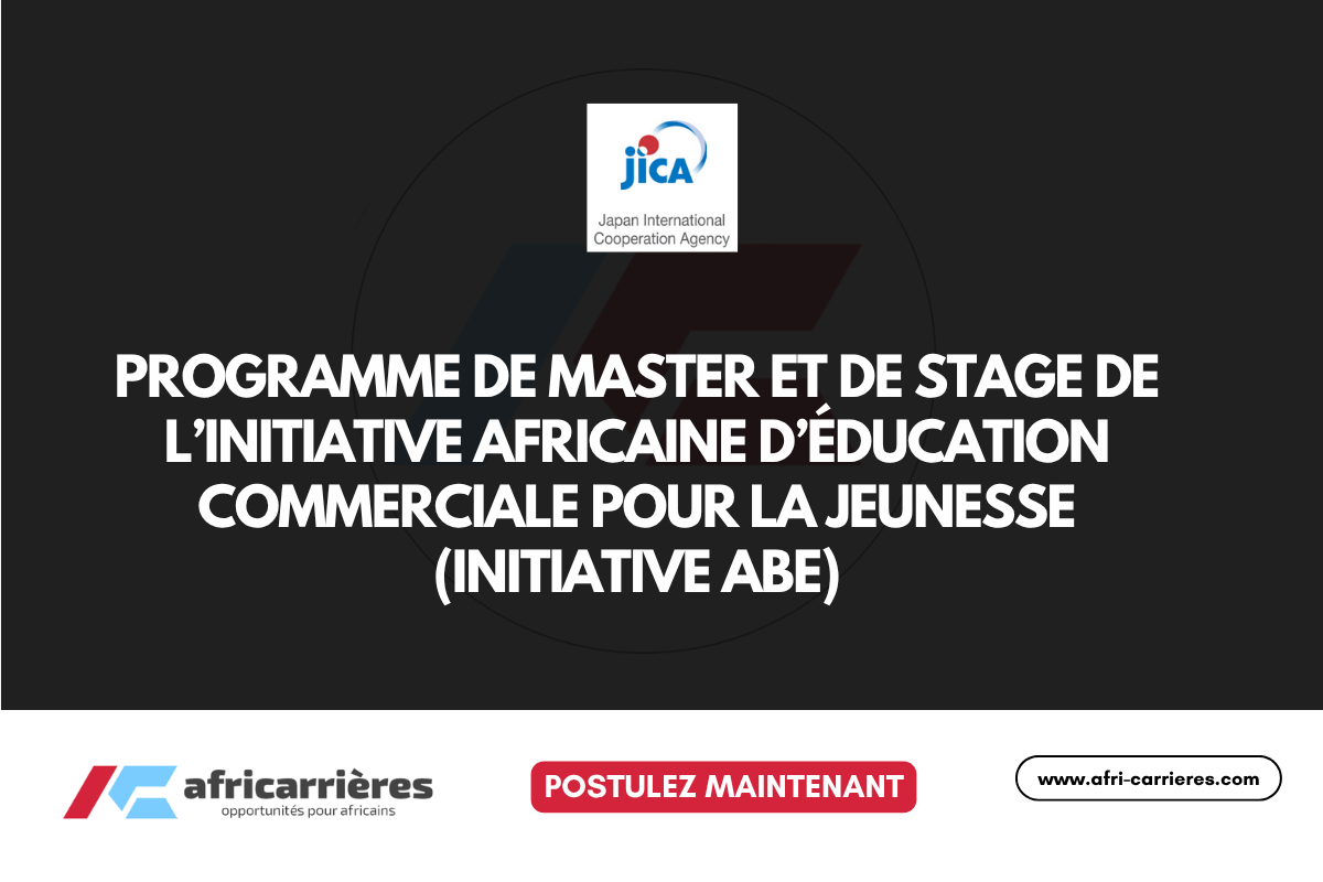 Bourse Initiative ABE 2026 au Japon pour étudiants africains