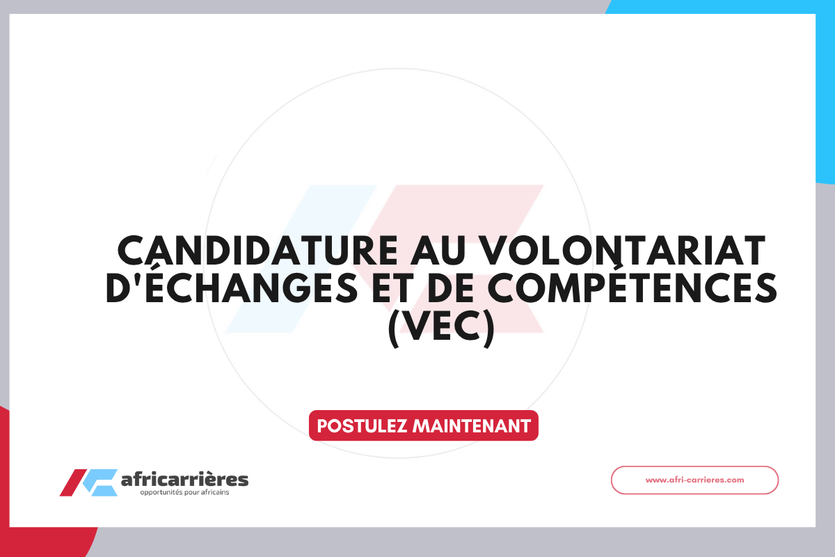 Candidature au Volontariat d'Échanges et de Compétences (VEC)