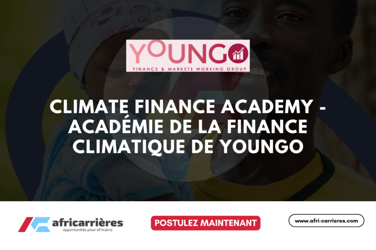 Climate Finance Academy/ Académie de la finance climatique ! 2025 de YOUNGOv