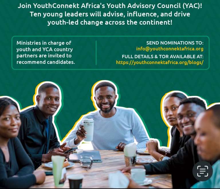 Rejoignez le Conseil consultatif de la jeunesse (CCJ) de YouthConnekt Africa