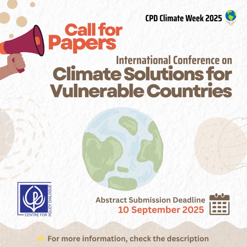 Appel à contributions : Conférence internationale sur les solutions climatiques pour les pays vulnérables
