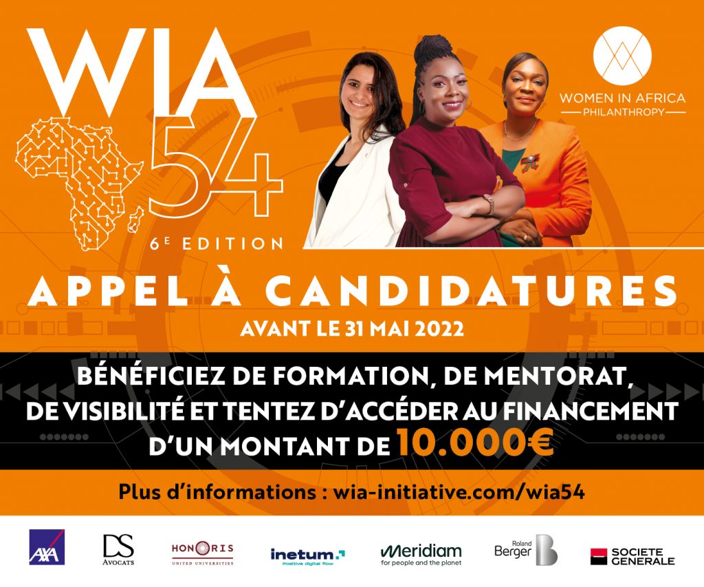 Appel à candidature Programme Femmes en Afrique (WIA54) (10 000 euros)