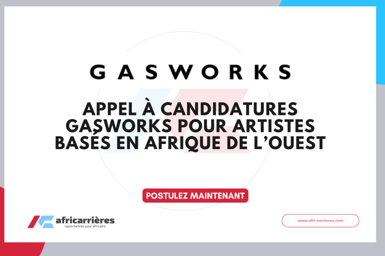 Appel à candidatures Gasworks pour artistes basés en Afrique de l’Ouest 2026