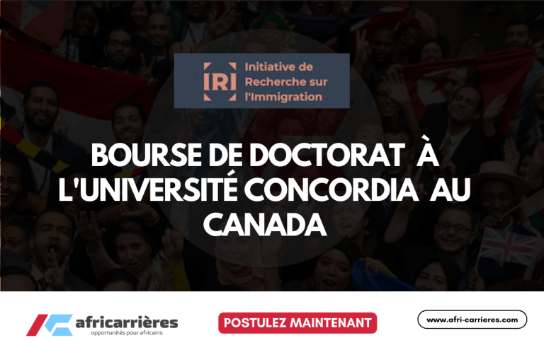 Bourses de doctorat à l'Université Concordia 2026 au Canada