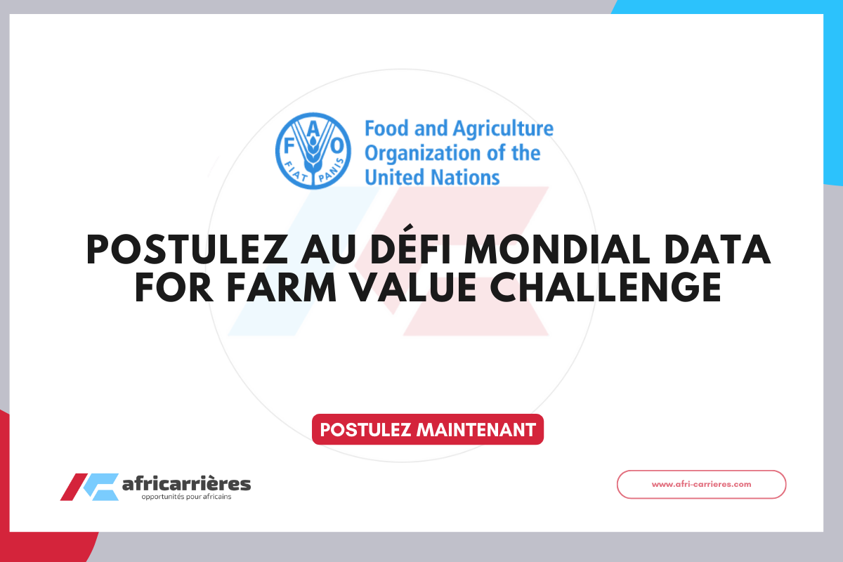 Postulez au défi mondial Data for Farm Value Challenge 2025