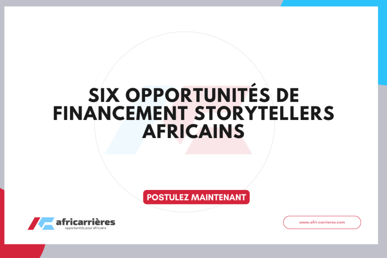opportunités pour storytellers africains