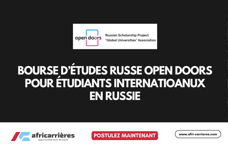 Bourse russe Open Doors 2025/26 en Russie