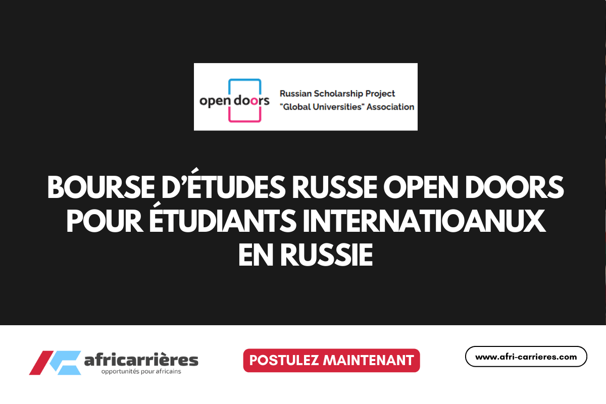 Bourse russe Open Doors 2025/26 en Russie