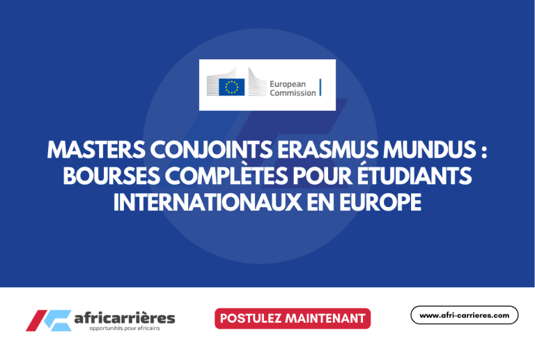 Masters conjoints Erasmus Mundus 2025 | Bourses complètes pour étudiants