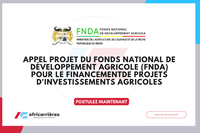 Appel à projet FNDA pour le financement