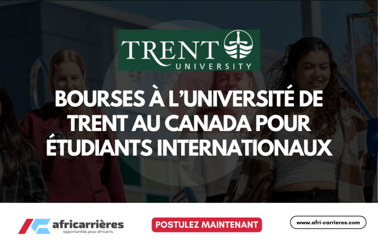 Bourses à l’Université de Trent 2026 au Canada pour étudiants internationaux
