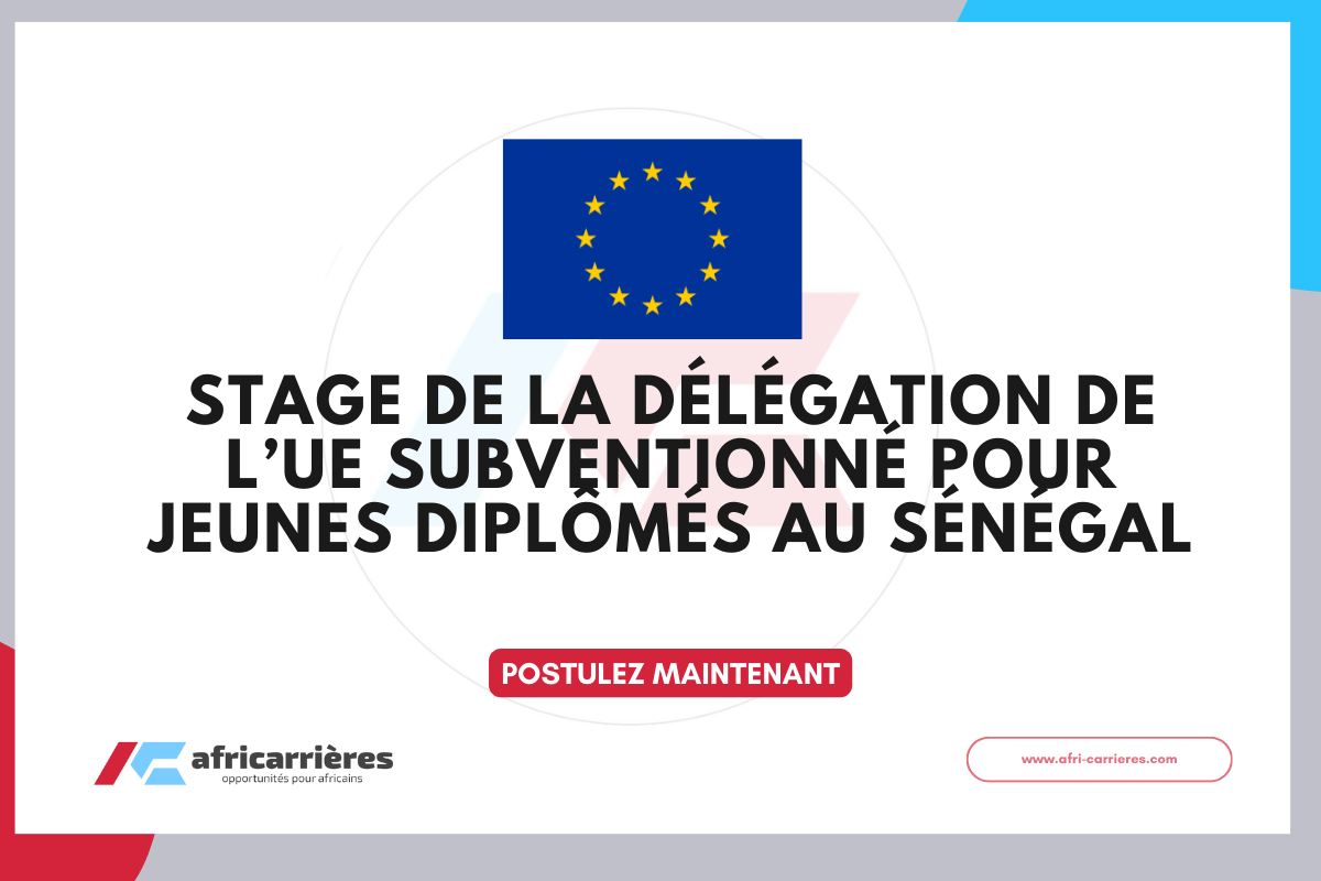 Stage de la Délégation de l’UE subventionné pour jeunes diplômés 2025