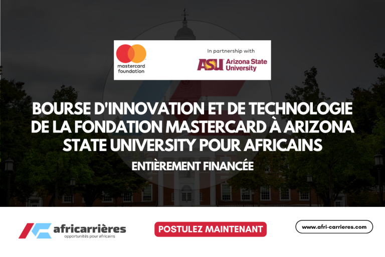 Bourse Arizona State University de la Mastercard Foundation