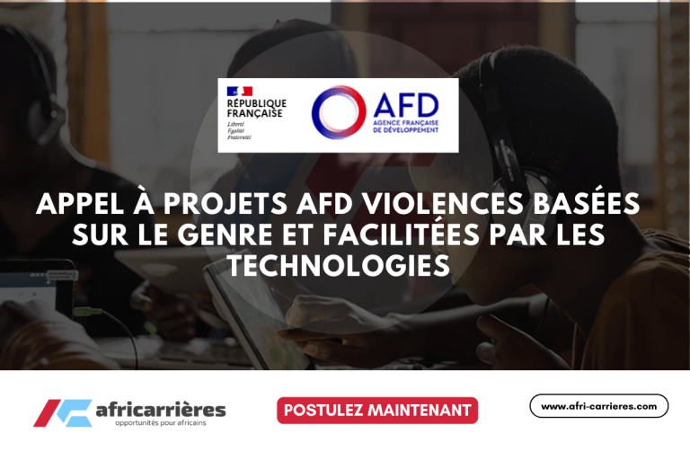Appel à projets AFD Violences basées sur le genre et facilitées par les technologies