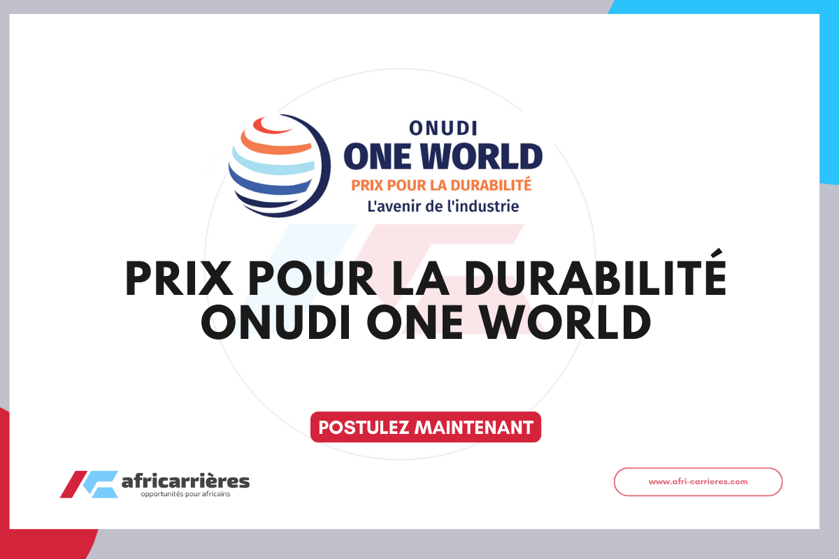 Prix pour la durabilité ONUDI ONE WORLD 2025